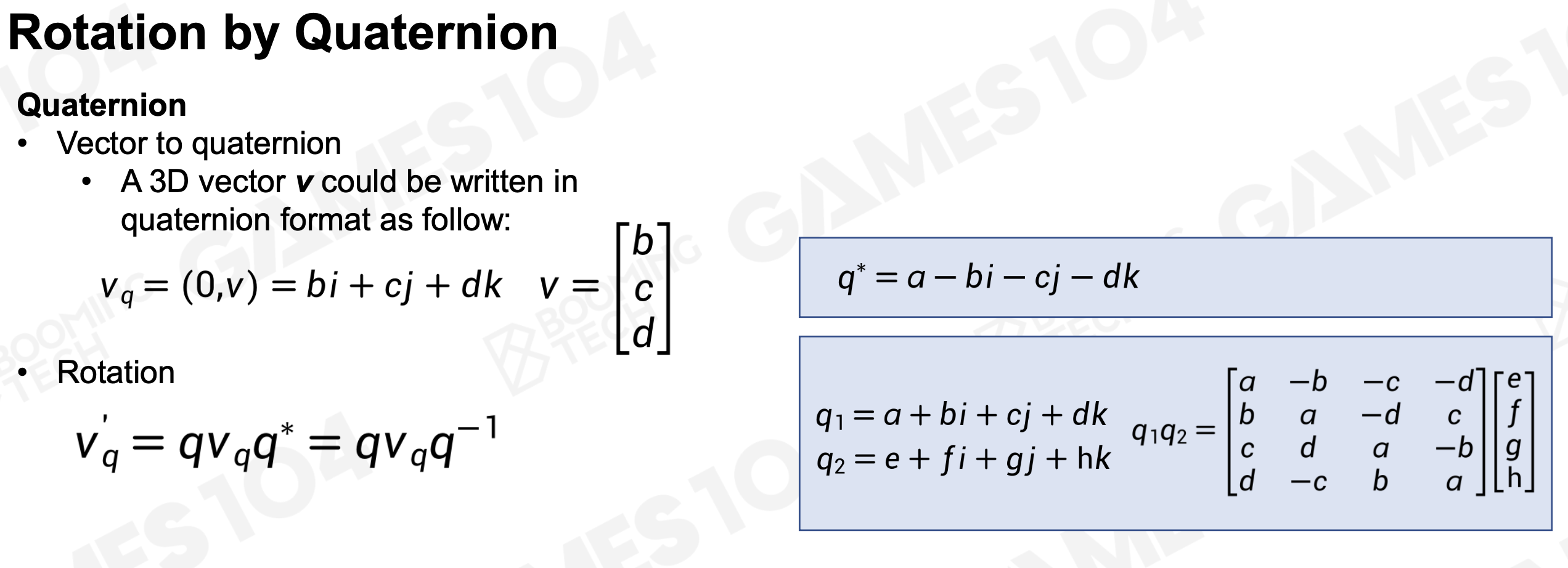 Rotation by Quaternion